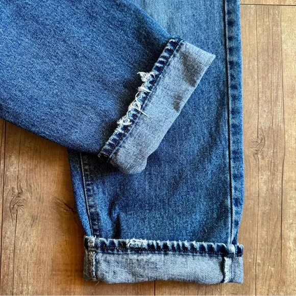 Vintage 90’s Lee High Rise Boyfriend Fit Medium Wash Jeans Size 14/32 - Picture 6 of 8